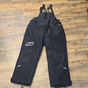 MEN'S SIZE 2XL Black Klim Snow Bib Overalls